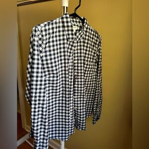 J. Crew gingham button down